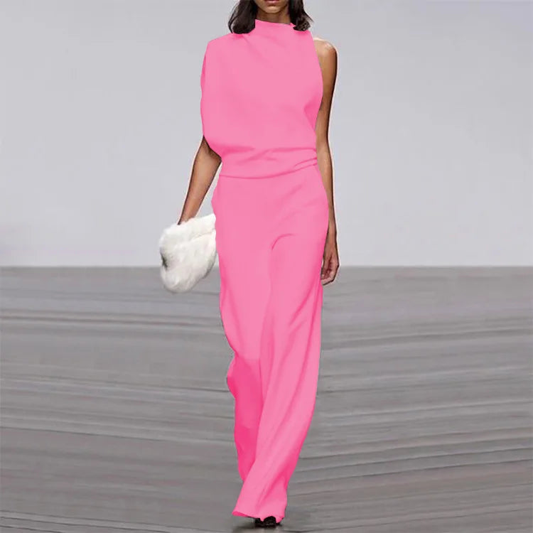 Claris™ - Moderner asymmetrischer Jumpsuit mit mutigem Stil