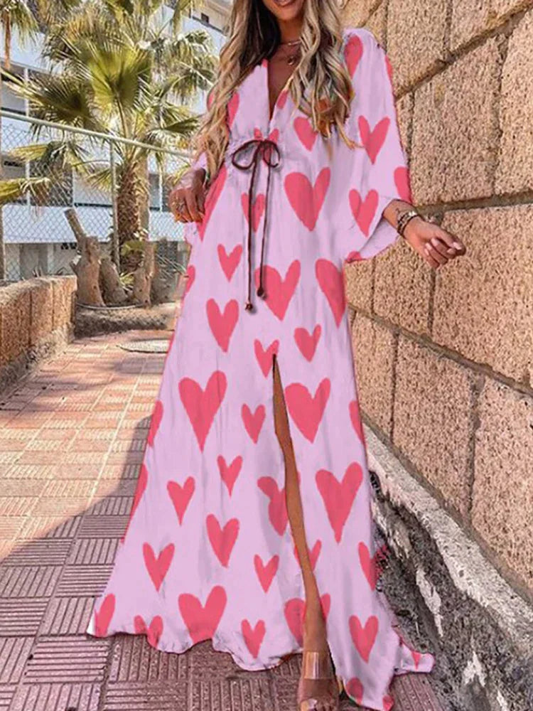 Fenja™ - Stilvolles, farbenfrohes Kleid