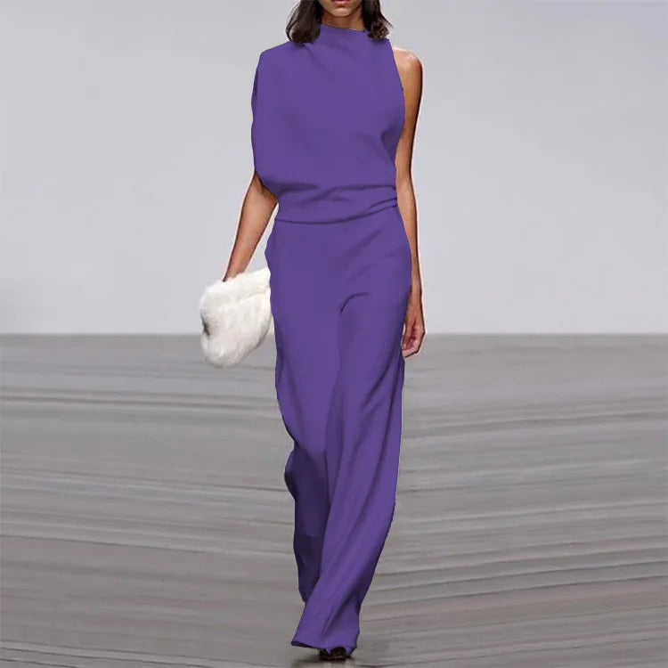Claris™ - Moderner asymmetrischer Jumpsuit mit mutigem Stil