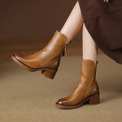 Lynn™ - Elegante Lederstiefel