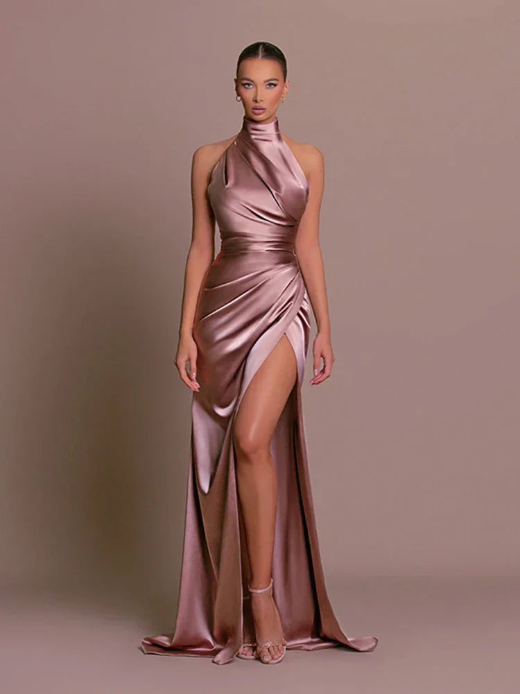 Ella™ - Schlankes Schlitzkleid