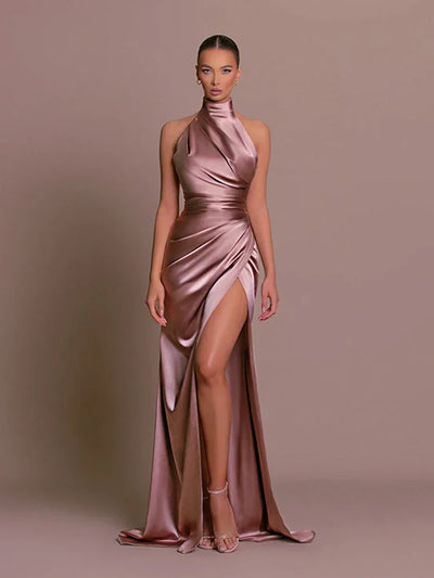 Ella™ - Schlankes Schlitzkleid