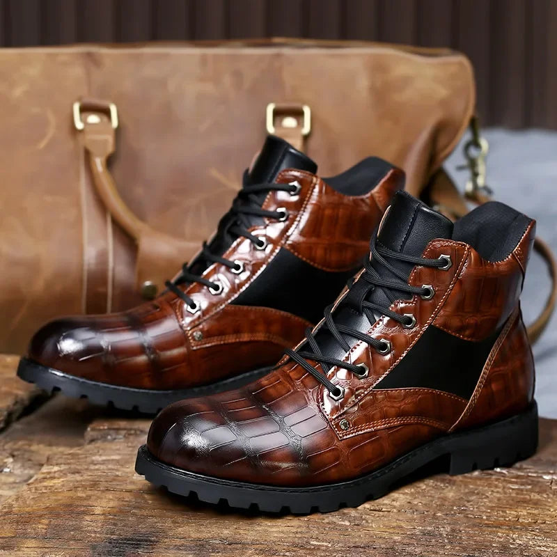 Edward - Krokodillederstiefel