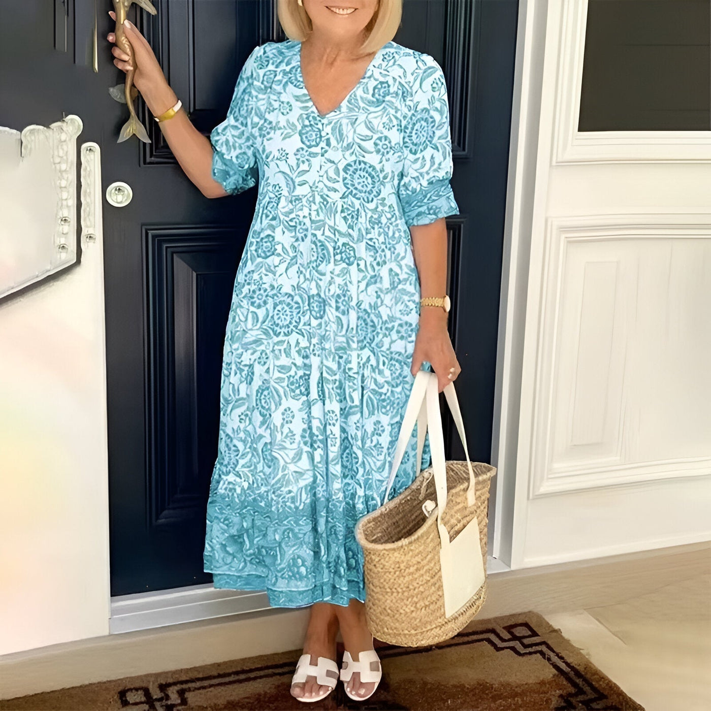 Alexa - Elegantes Bohemian Kleid