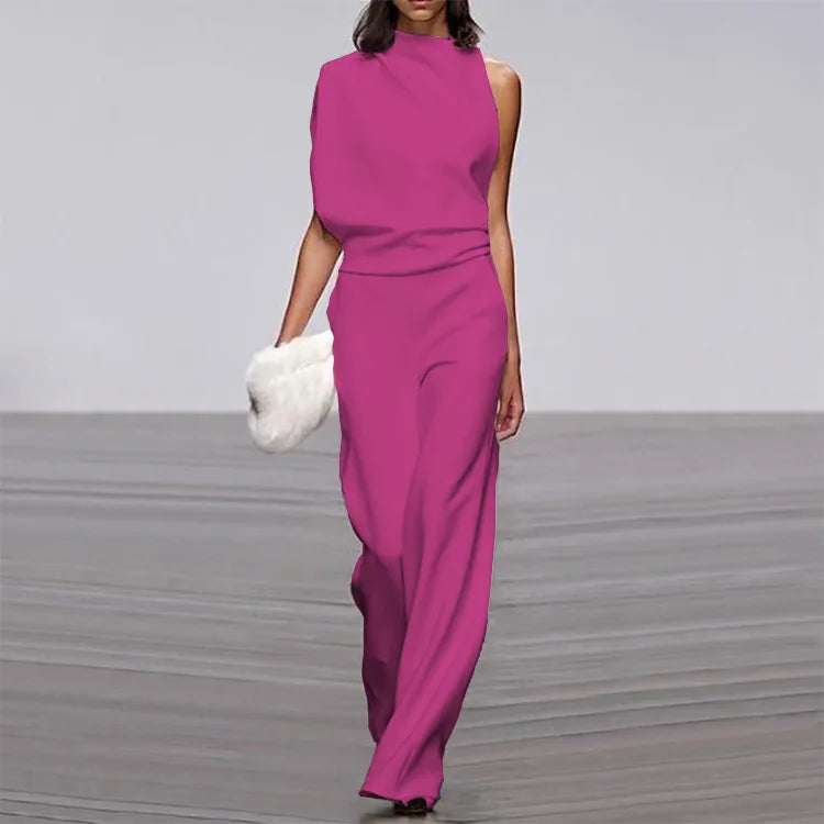 Claris™ - Moderner asymmetrischer Jumpsuit mit mutigem Stil