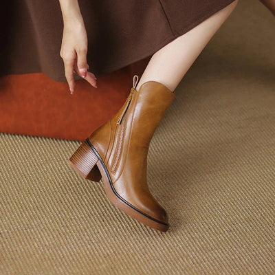 Lynn™ - Elegante Lederstiefel
