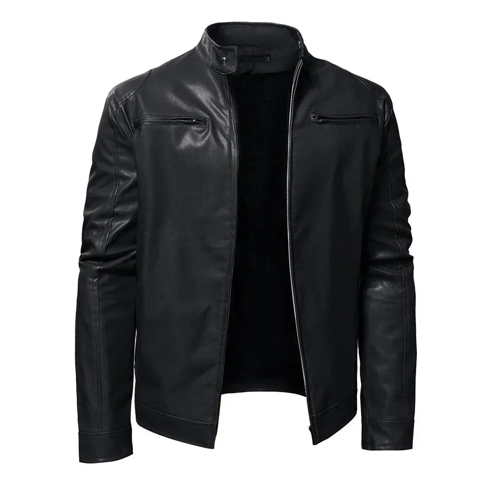 Salinas™ - Schwarz Lederjacke
