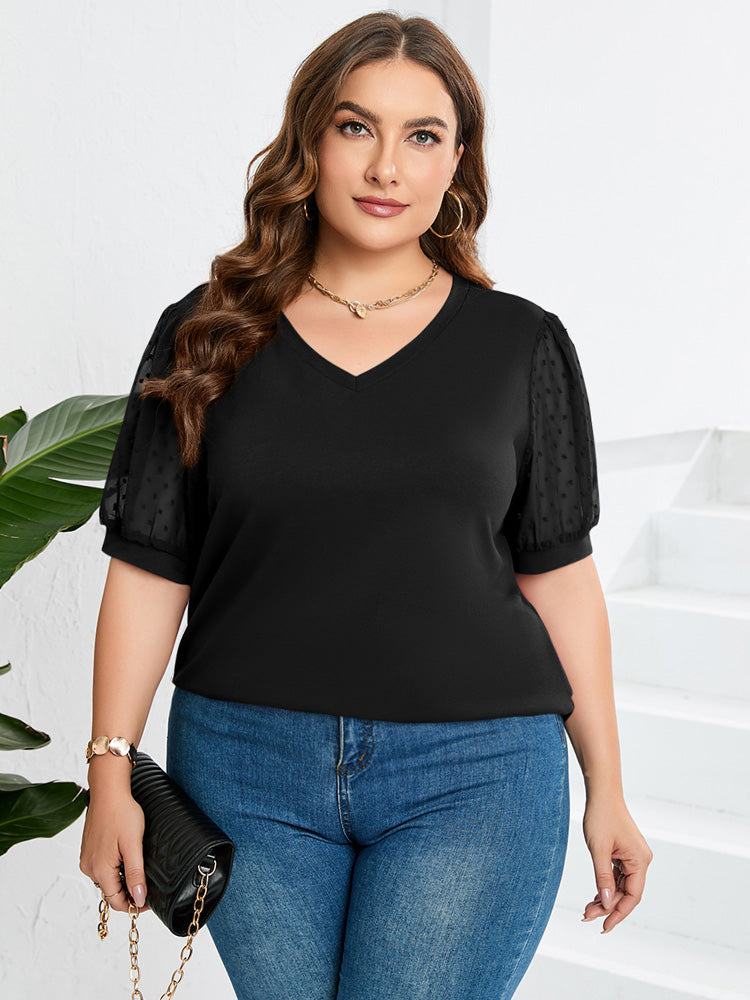 Rhianna™ - Elegantes Oberteil mit Puffärmeln