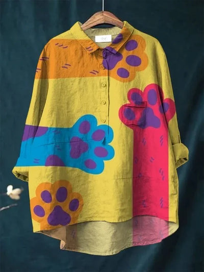 Thalia™ - Katzen-Kunst-Shirt
