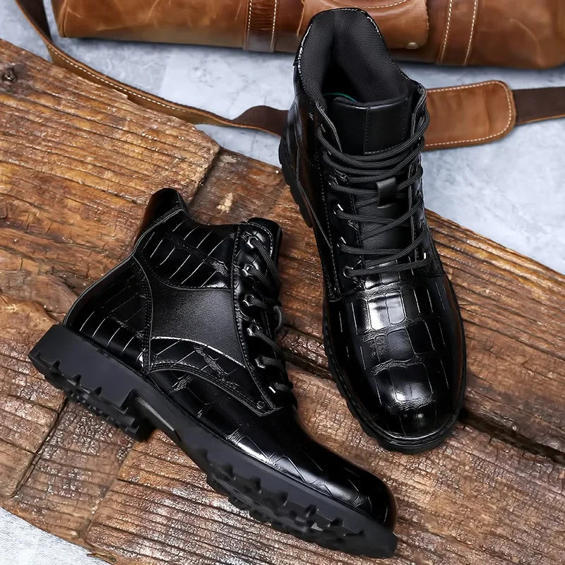 Edward - Krokodillederstiefel