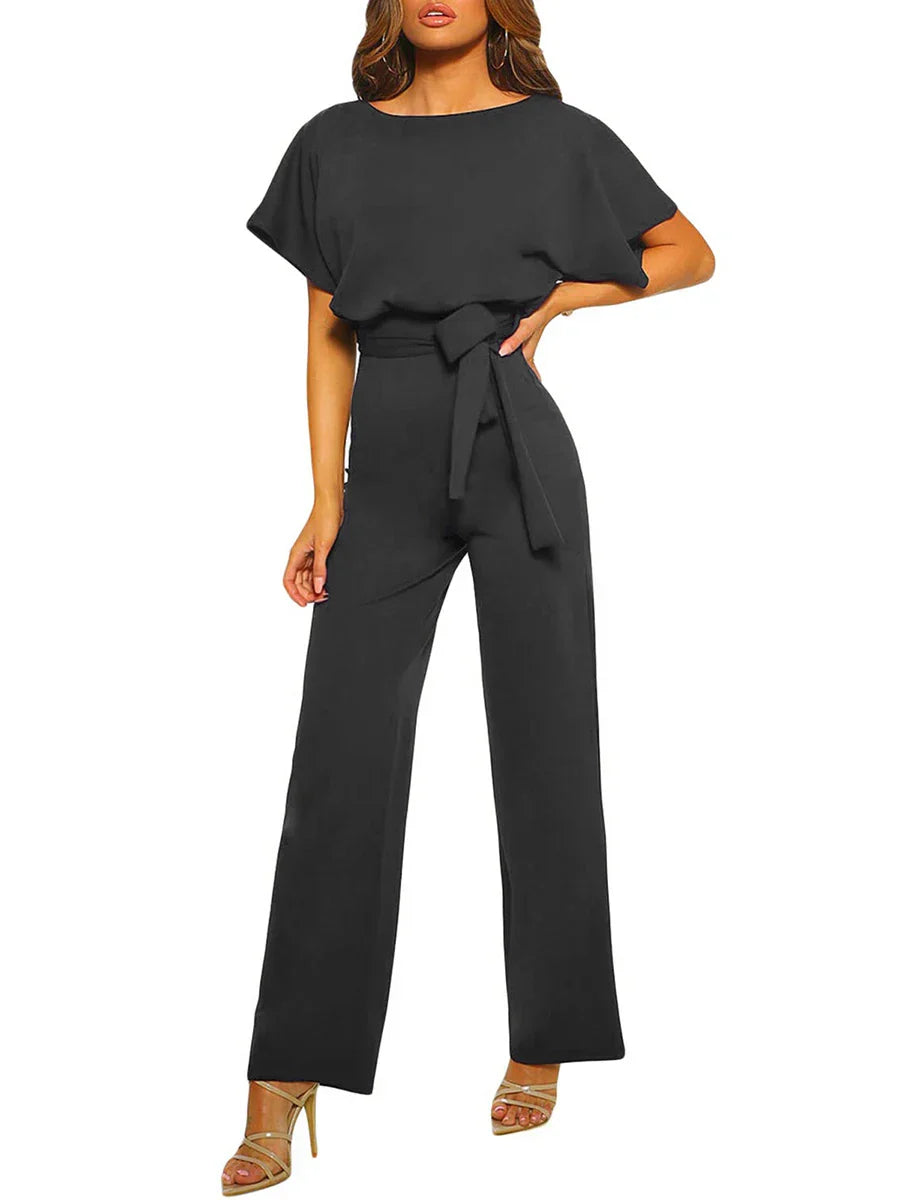 Manon™ - Schicker und Bequemer Jumpsuit Mit Geknotetem Gürtel