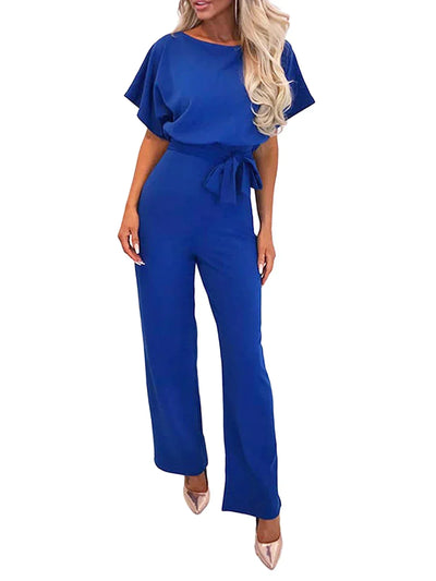 Manon™ - Schicker und Bequemer Jumpsuit Mit Geknotetem Gürtel