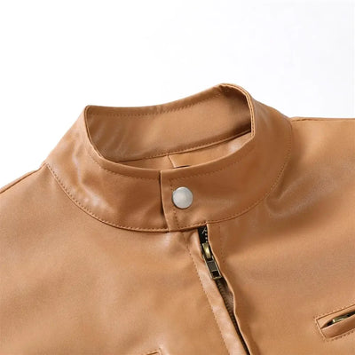 Salinas™ - Khaki Lederjacke