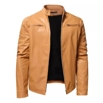 Salinas™ - Khaki Lederjacke