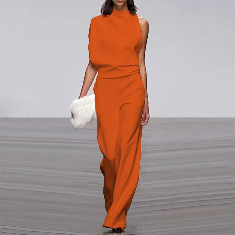 Claris™ - Moderner asymmetrischer Jumpsuit mit mutigem Stil