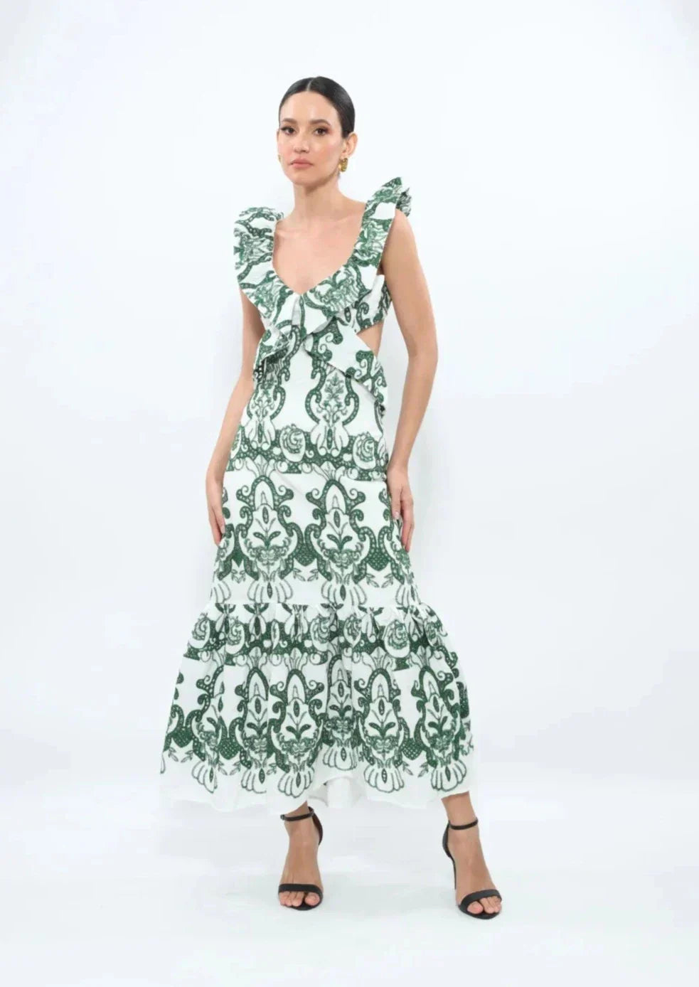 Havenna™ - Gerafftes Maxikleid