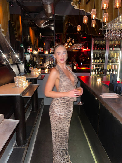 Mara™ - Leopard Maxikleid