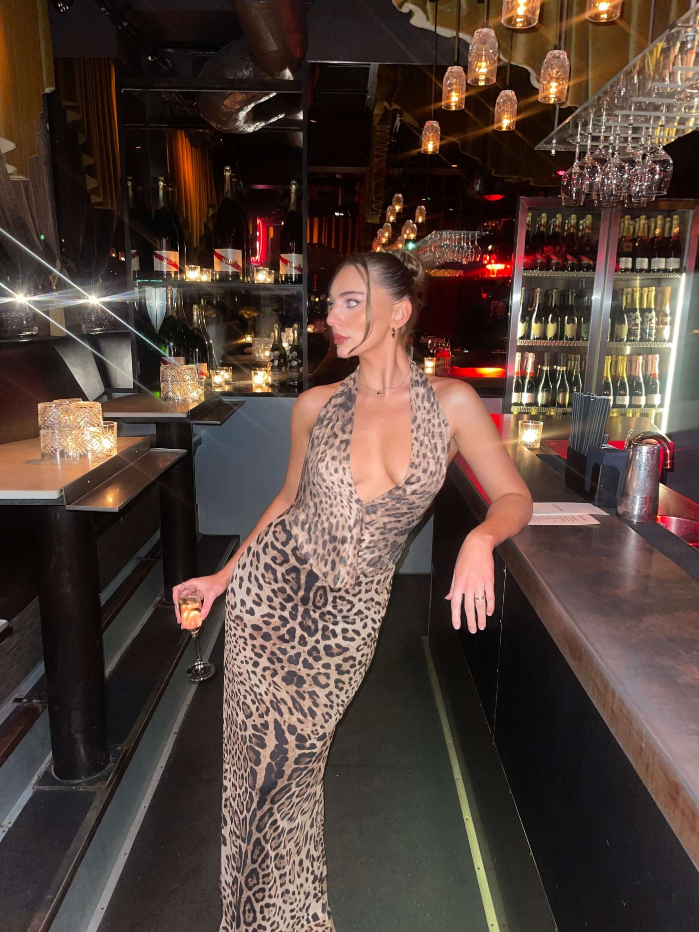 Mara™ - Leopard Maxikleid