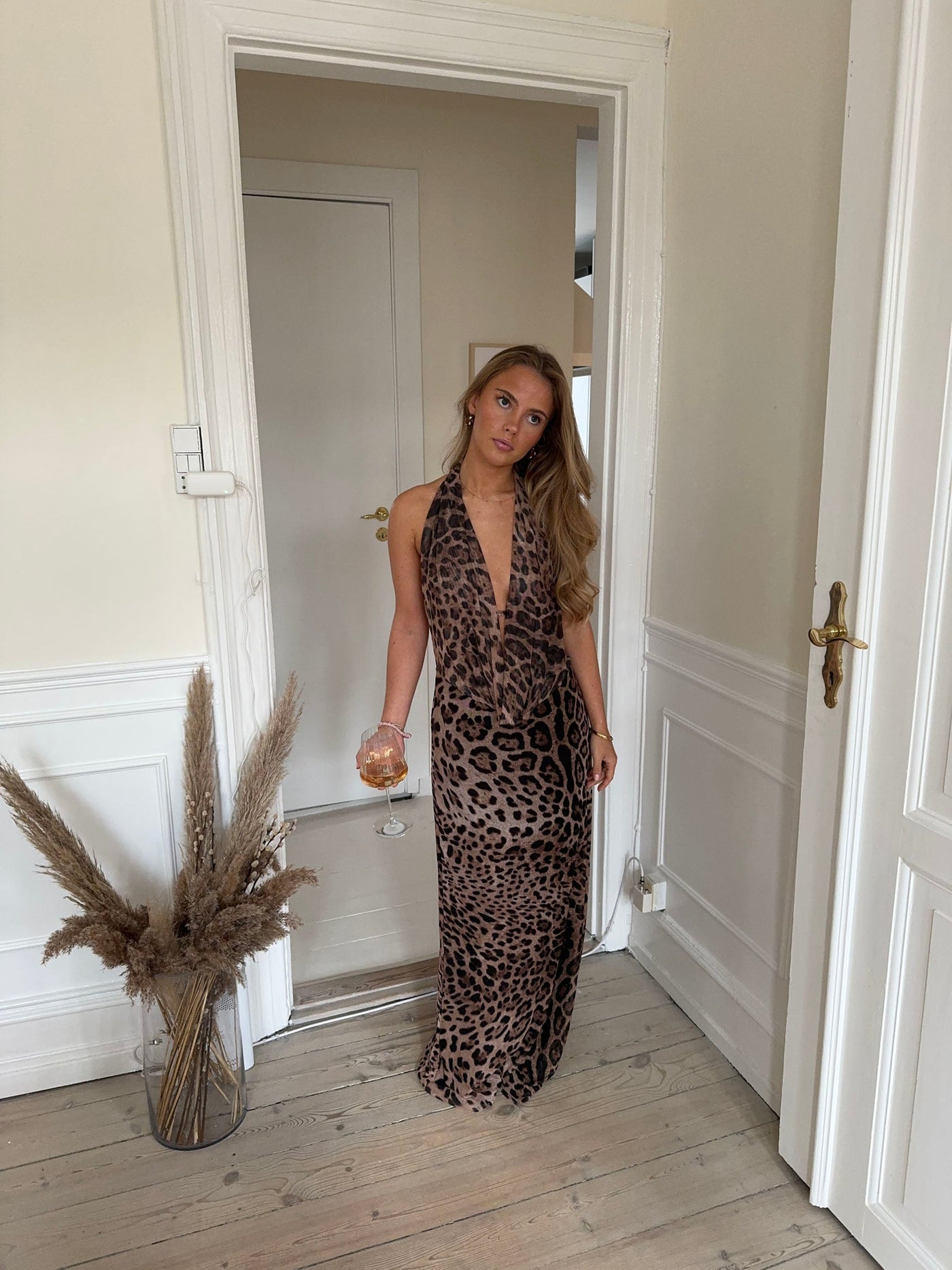 Mara™ - Leopard Maxikleid