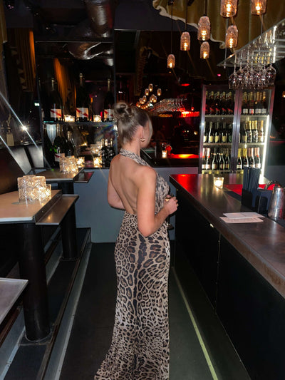 Mara™ - Leopard Maxikleid
