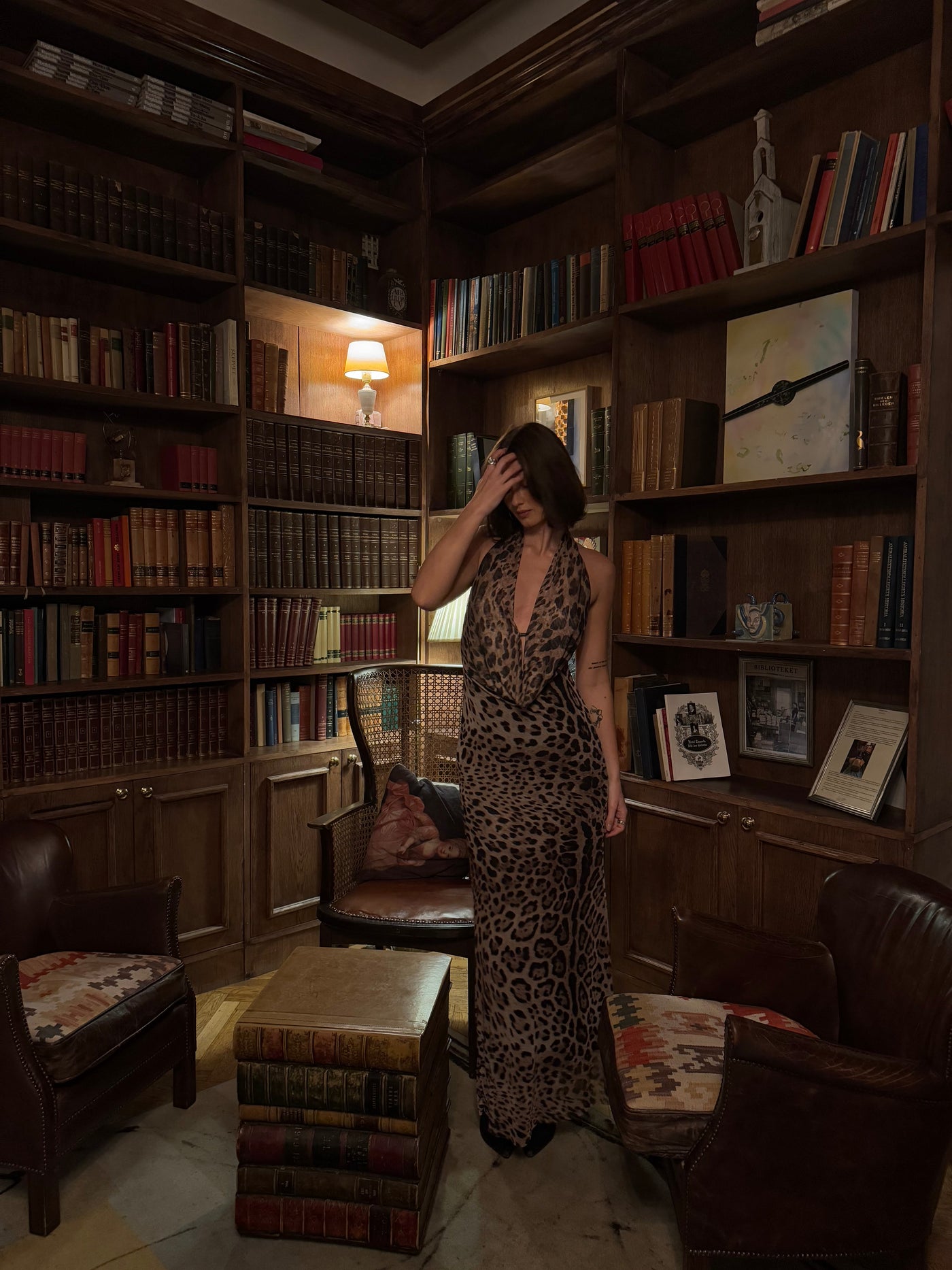 Mara™ - Leopard Maxikleid