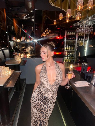 Mara™ - Leopard Maxikleid