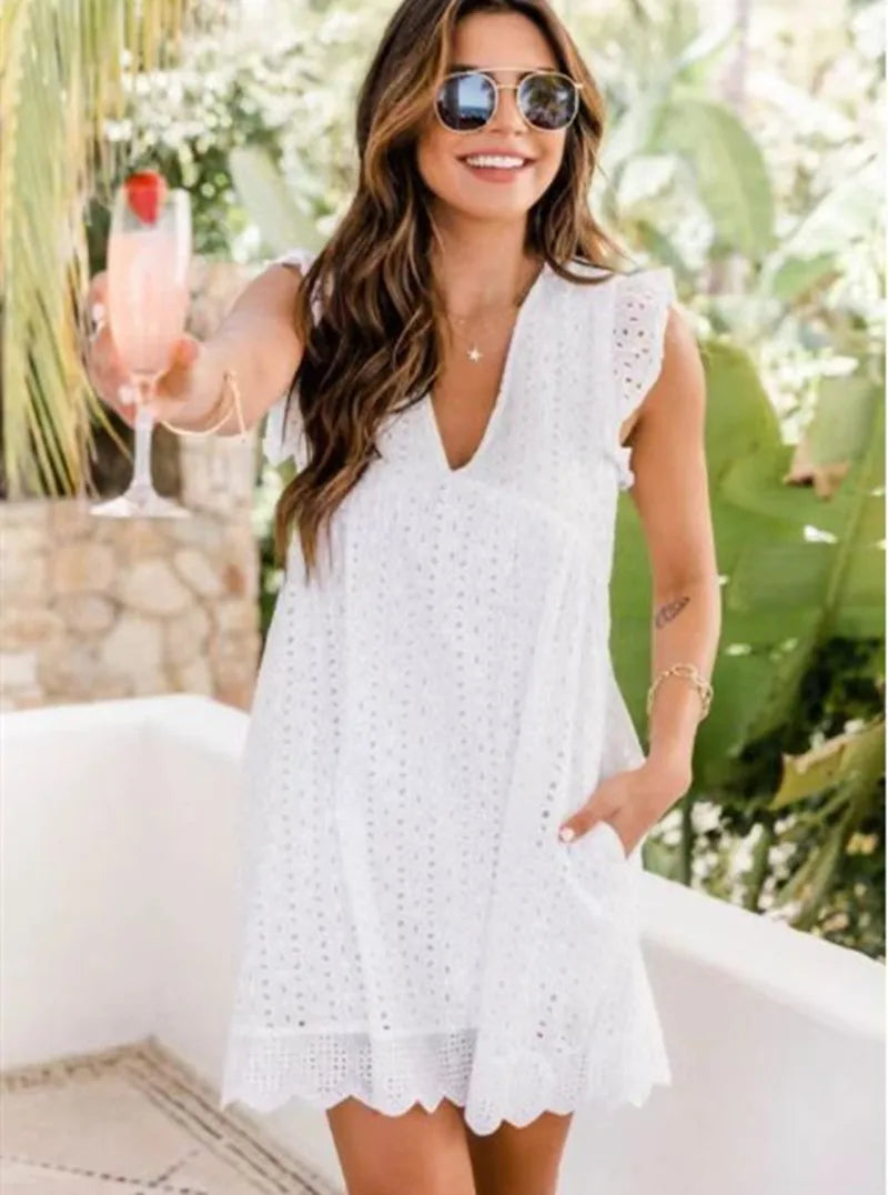 Hedy™ - Elegantes Partykleid mit V-Ausschnitt