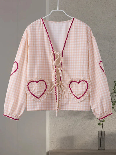 MILA - Herz-Bluse