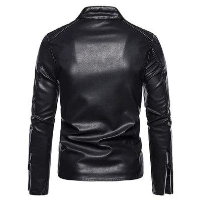 Hayward™ - Schwarz Lederjacke