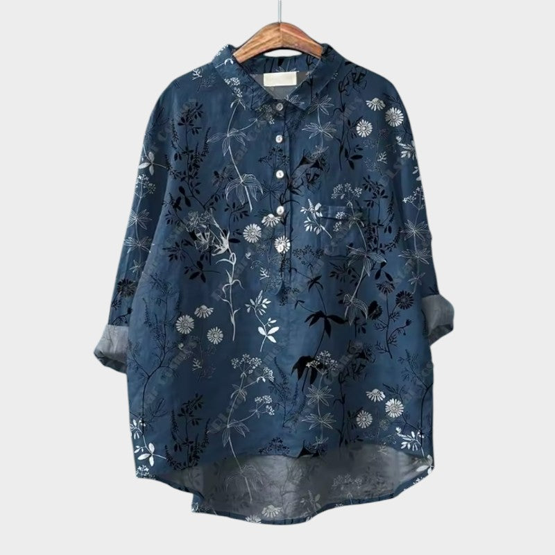 Mayla | Premium Bluse mit Spitzenverarbeitung