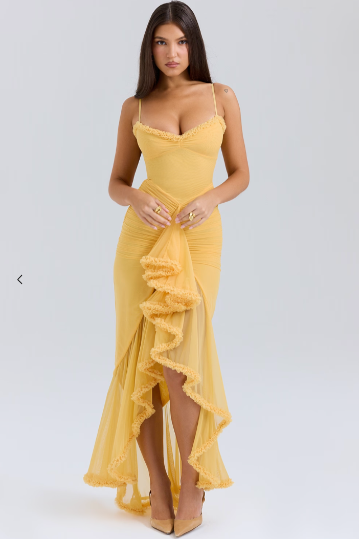 Lara™ – Charmantes Rüschenkleid