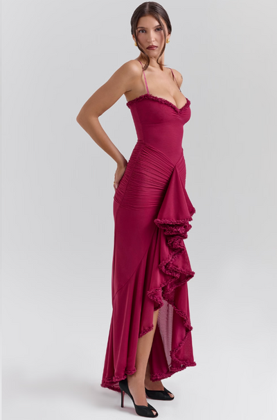 Lara™ – Charmantes Rüschenkleid