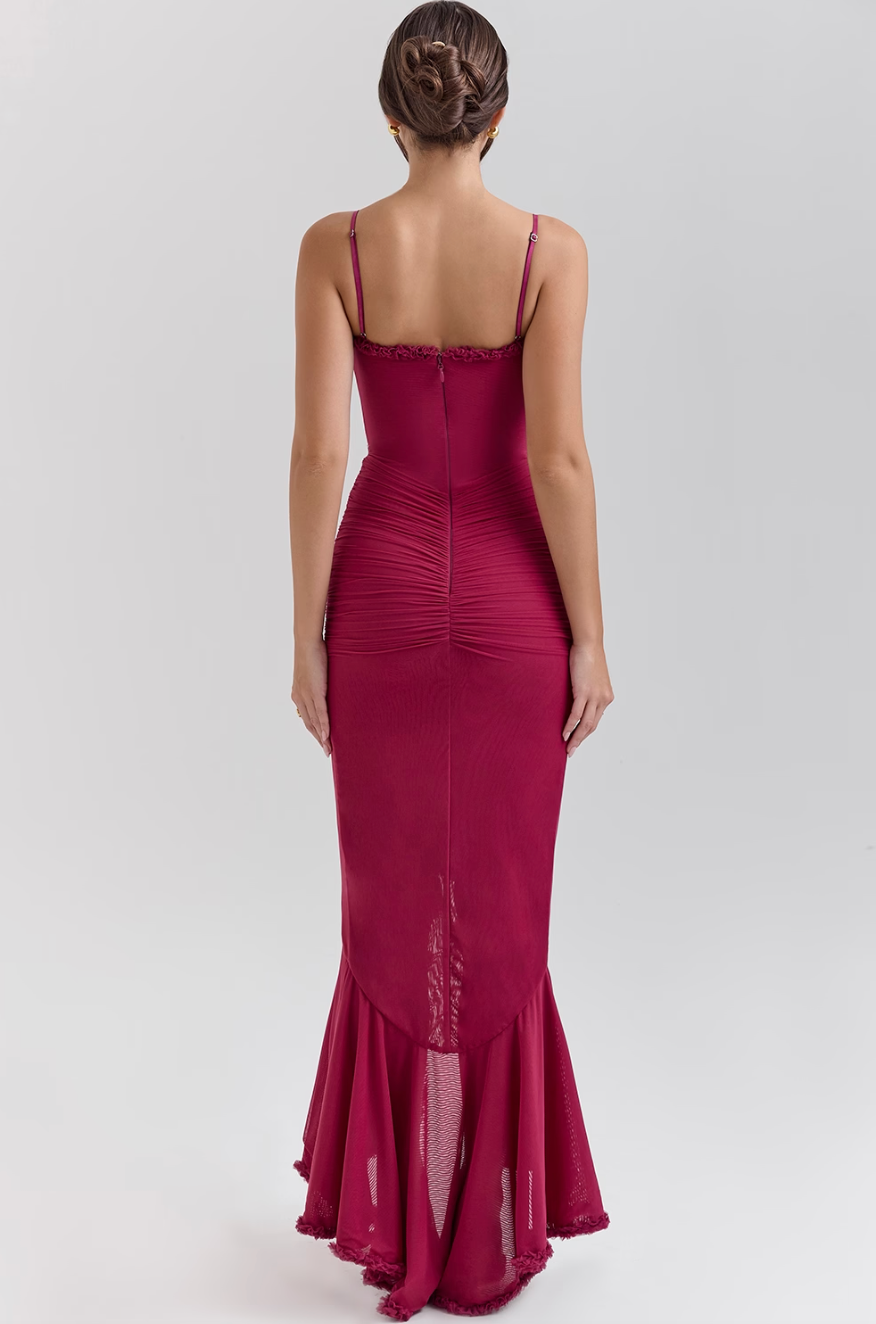 Lara™ – Charmantes Rüschenkleid