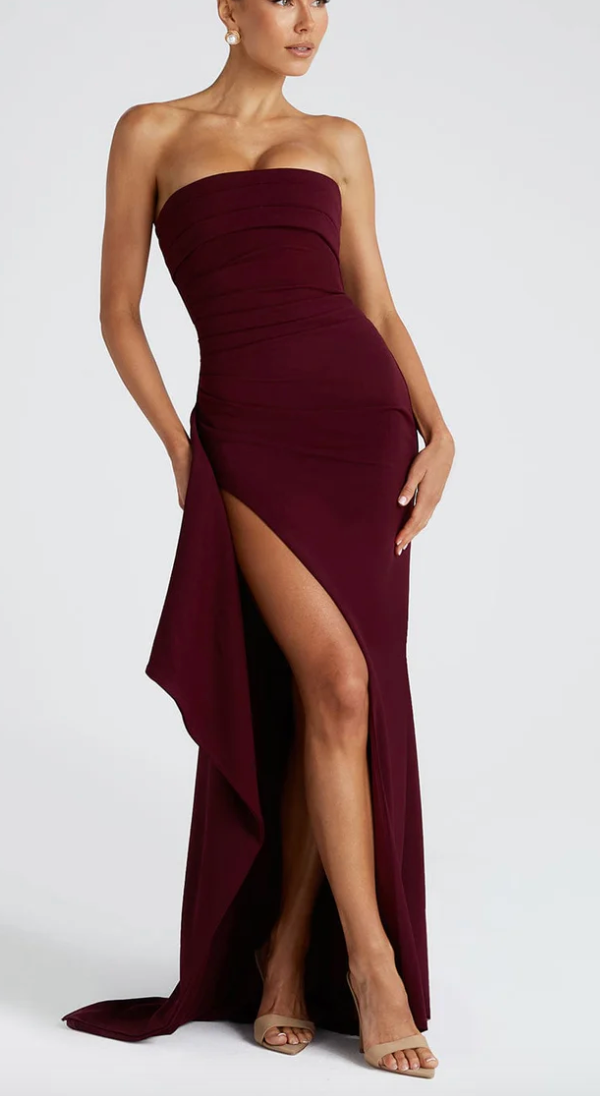 Alina™ - Trägerloses Maxikleid