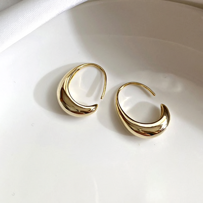 Luxus-Ohrringe aus Gold