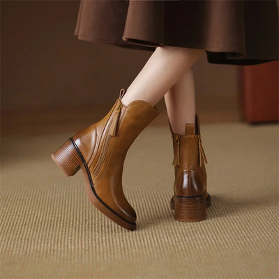 Lynn™ - Elegante Lederstiefel