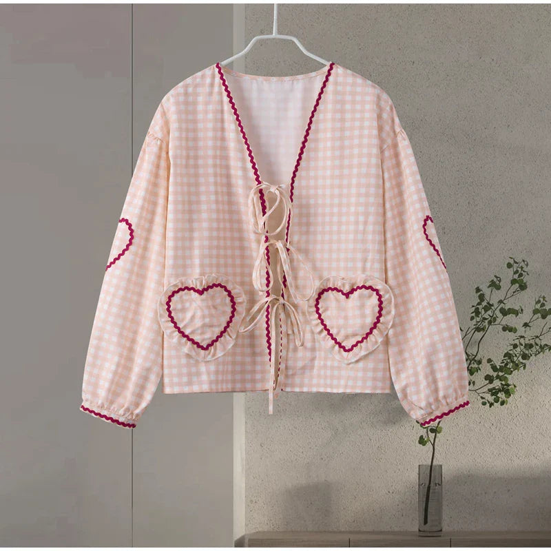 MILA - Herz-Bluse