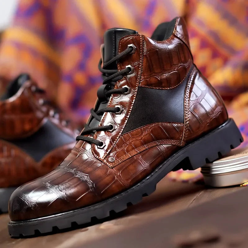 Edward - Krokodillederstiefel