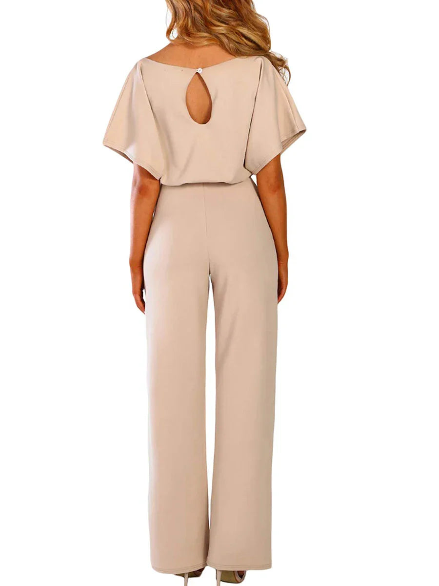 Manon™ - Schicker und Bequemer Jumpsuit Mit Geknotetem Gürtel