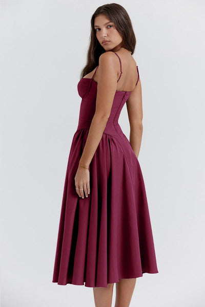 Celine - Ärmelloses Midikleid