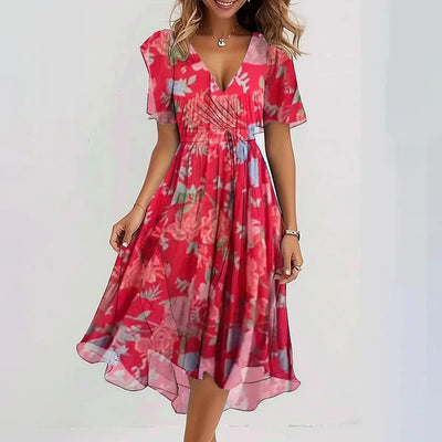 Charice – Midikleid mit kurzen Ärmeln