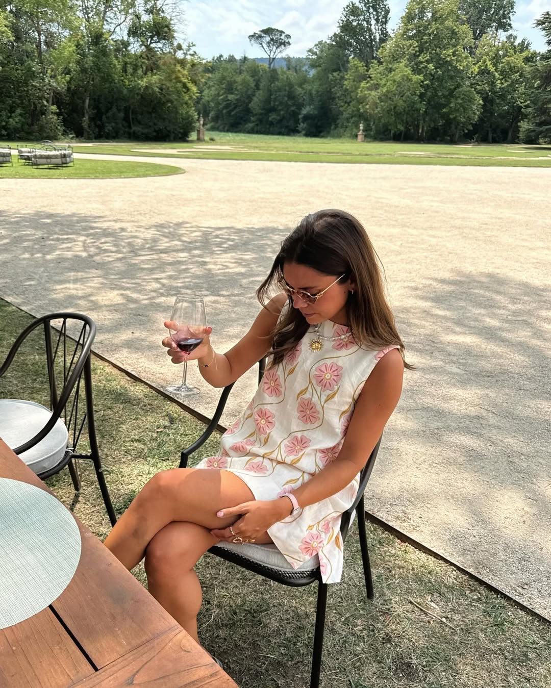 Sophie™ - Print Ärmelloses Kurzes Kleid