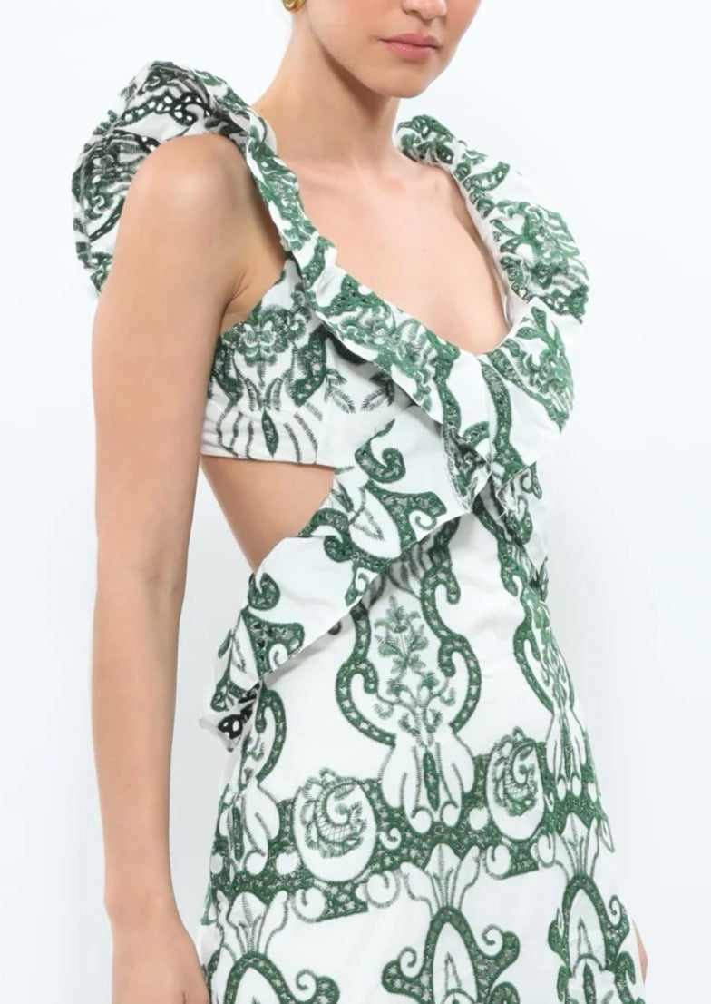 Havenna™ - Gerafftes Maxikleid
