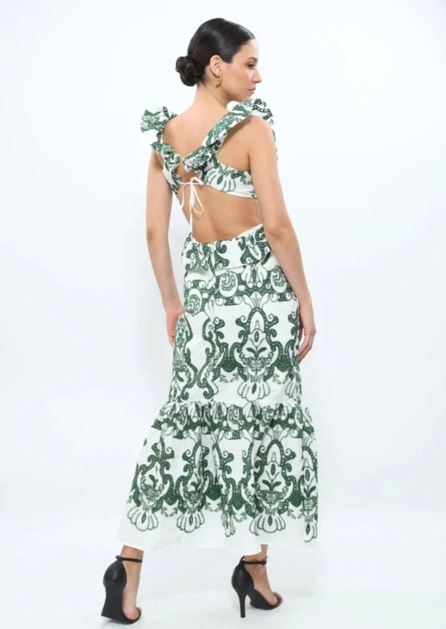 Havenna™ - Gerafftes Maxikleid