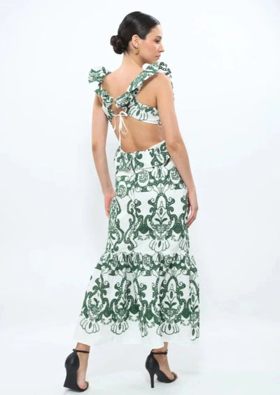Havenna™ - Gerafftes Maxikleid