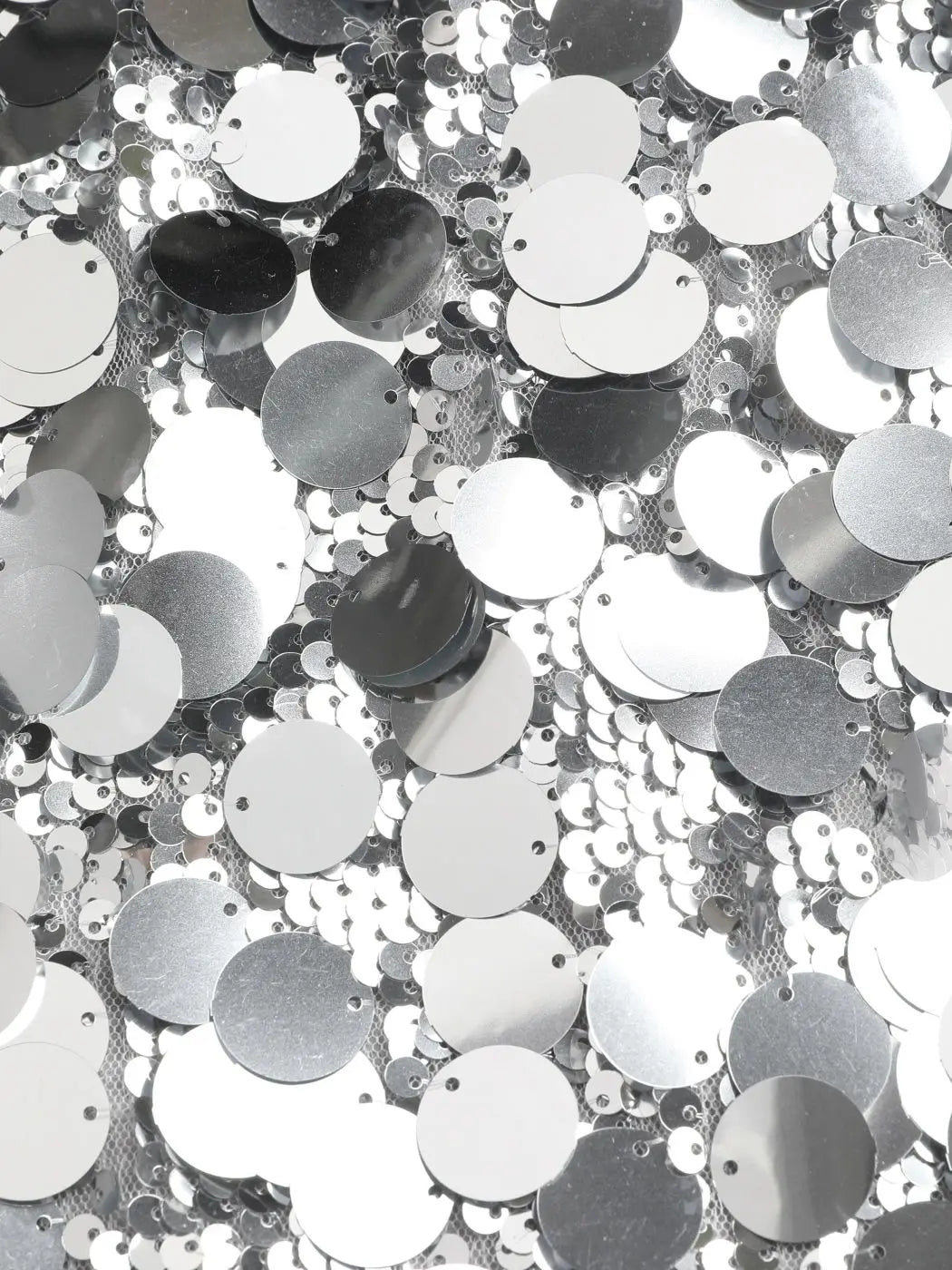Rebecca™ - Paillettenrock Silber/Schwarz Perfekter Festtagsrock