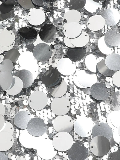 Rebecca™ - Paillettenrock Silber/Schwarz Perfekter Festtagsrock