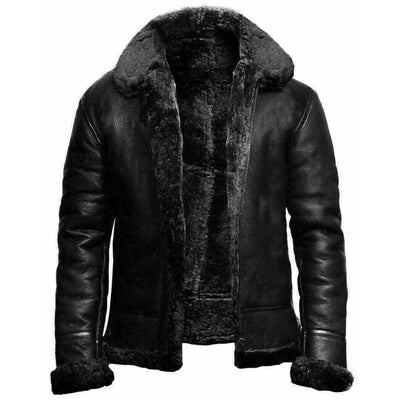 Roland™ - Schwarz Lederjacke