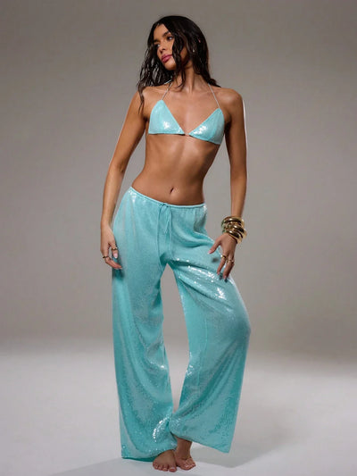 Vivien™ - Glimmer Pailletten-Hose