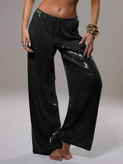 Vivien™ - Glimmer Pailletten-Hose